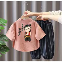 Одежда Nata, летняя одежда для мальчиков, костюм Тан, детский комплект Hanfu, детский летний новый стильный комплект для малышей