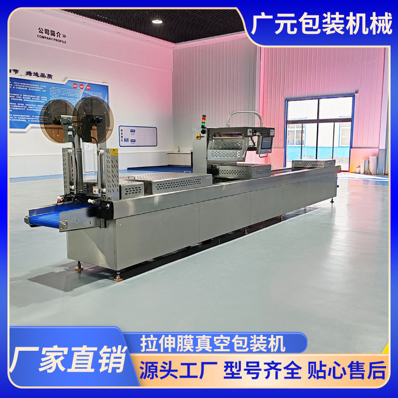 蟹柳牛肉干拉伸膜真空包装机 豆干大型真空包装机械 厂家现货销售