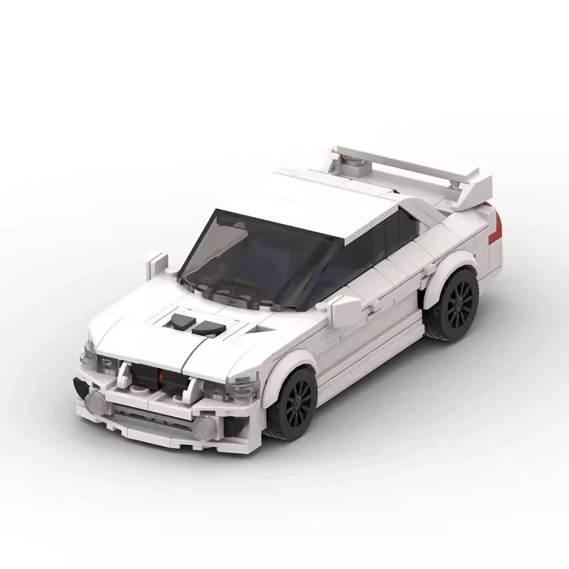 MOC-163741 совместим с Lego Mitsubishi Lancer EVO 8 сборная головоломка конструктор