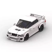 MOC-163741 совместим с Lego Mitsubishi Lancer EVO 8 сборная головоломка конструктор