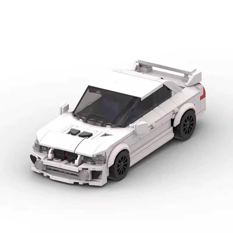 MOC-163741 совместим с Lego Mitsubishi Lancer EVO 8 сборная головоломка конструктор