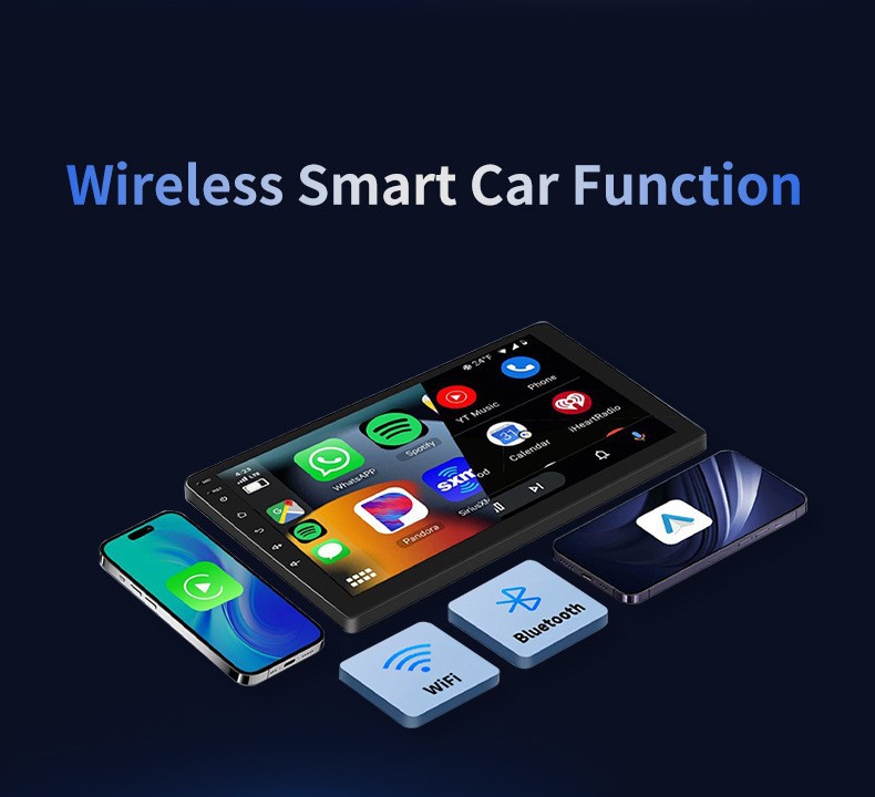 Source Factory 2-in-1 Wireless Carplay Box Android Auto Box Original Car Wired to Wireless Adapter