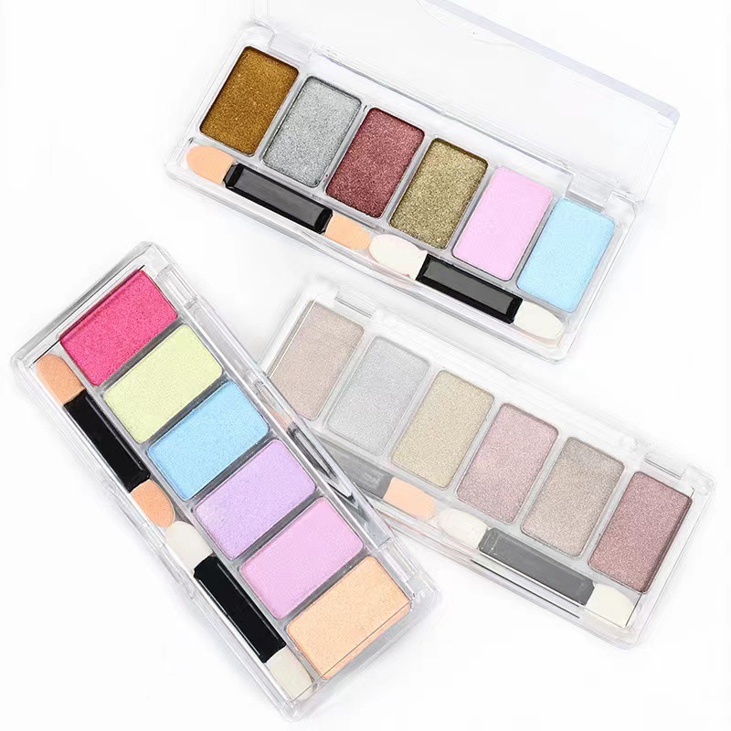 Uñas 6 color sólido mágico espejo polvo traje joyería sombra de ojos placa mágica espejo polvo láser sólido Hada Aurora polvo al por mayor