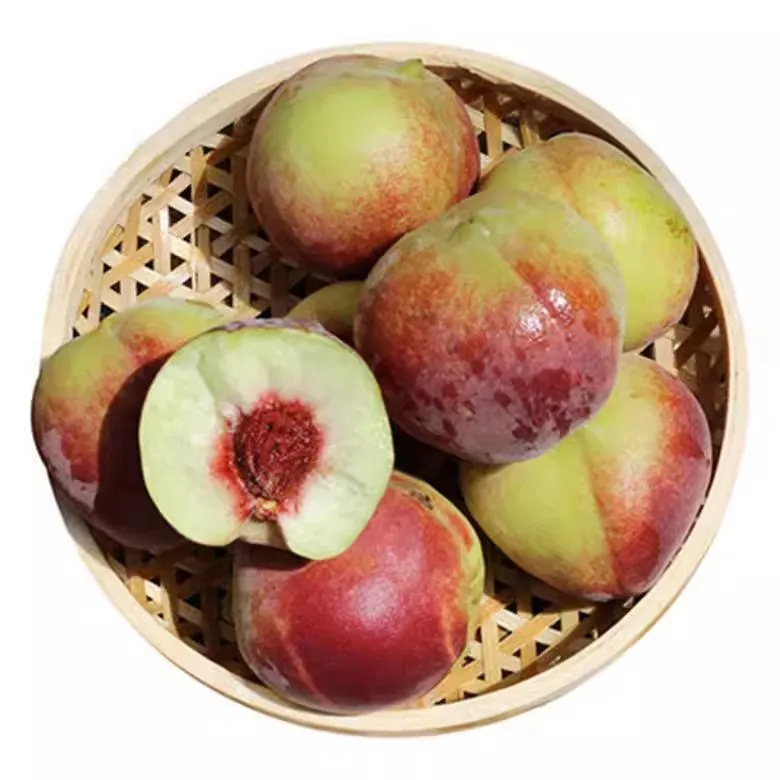 山东冬雪蜜桃毛桃青桃整件包邮新鲜水果硬桃青州蜜桃一件代发