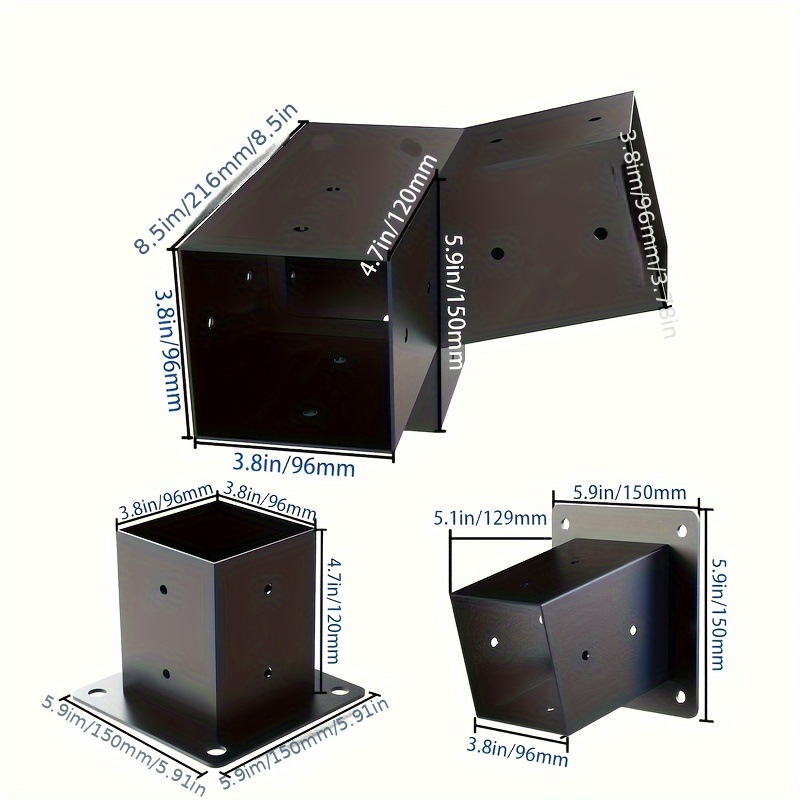 Fabricantes transfronterizos al por mayor pabellón conjunto marco de madera con soporte de esquina conector viga de madera soporte de valla de pabellón