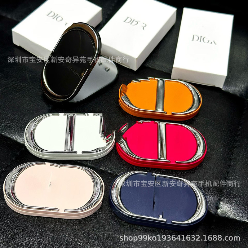 Cross-Border Hot-Selling Product: Adhesive-Backed Phone Stand Suitable for All Apple Models, Makeup Mirror Stand, New Mirror Stand