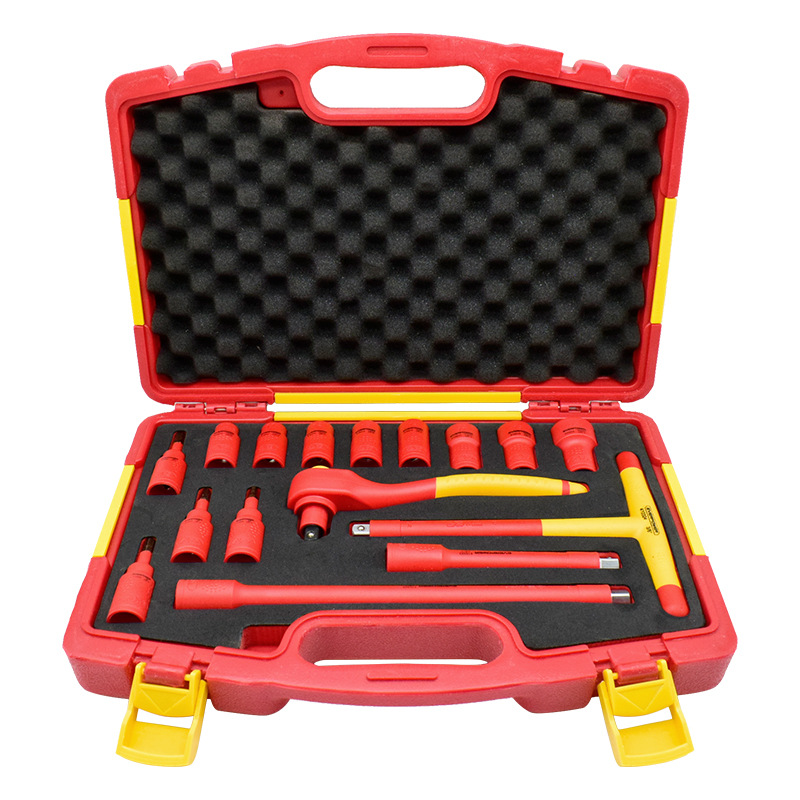 艾威博尔 455112 16件10mmVDE绝缘套筒组套