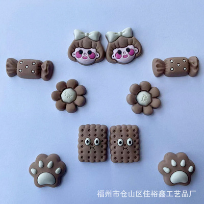 厂家批发 卡通鞋花洞洞鞋男女花园鞋拖鞋创意鞋扣DIY软胶鞋服配饰|ru