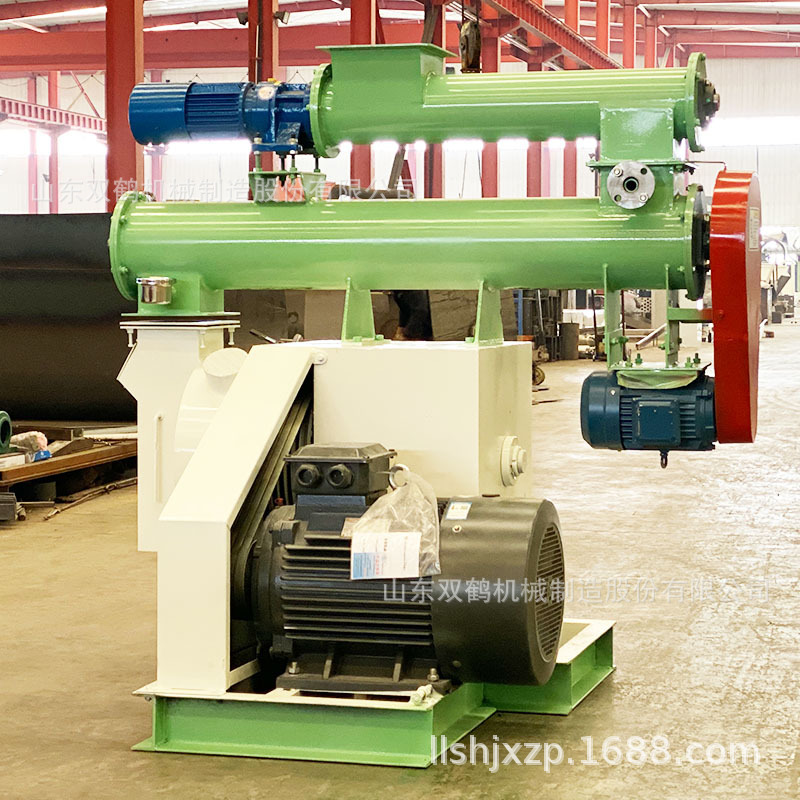 小型家禽颗粒饲料机 猪饲料颗粒机 家用型饲料环模颗粒机全套价格