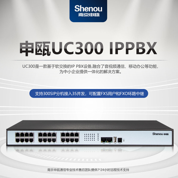 Communication SOC1000-UC300 8 in and 8 out IPPBX network switch…