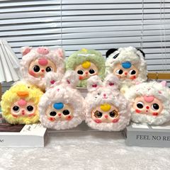 かわいいビニール人形 3 歳ペンダントバブルマートラブブぬいぐるみ人形バッグペンダントキーホルダー人形