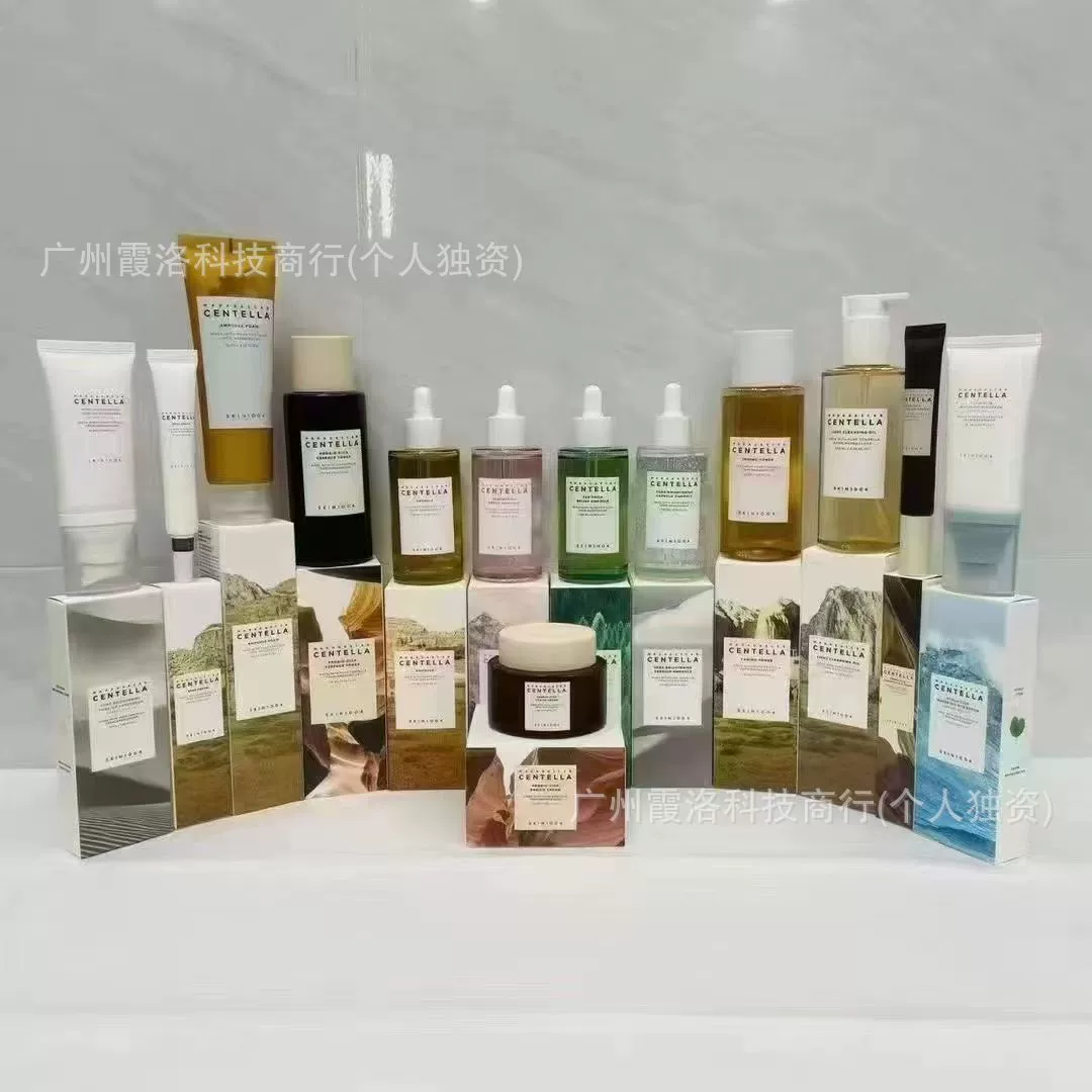 Корейская косметическая серия SKIN1004 для ухода за кожей: ангельская ампула с центеллой азиатской, эссенция, крем, тонер, очищающее средство для лица