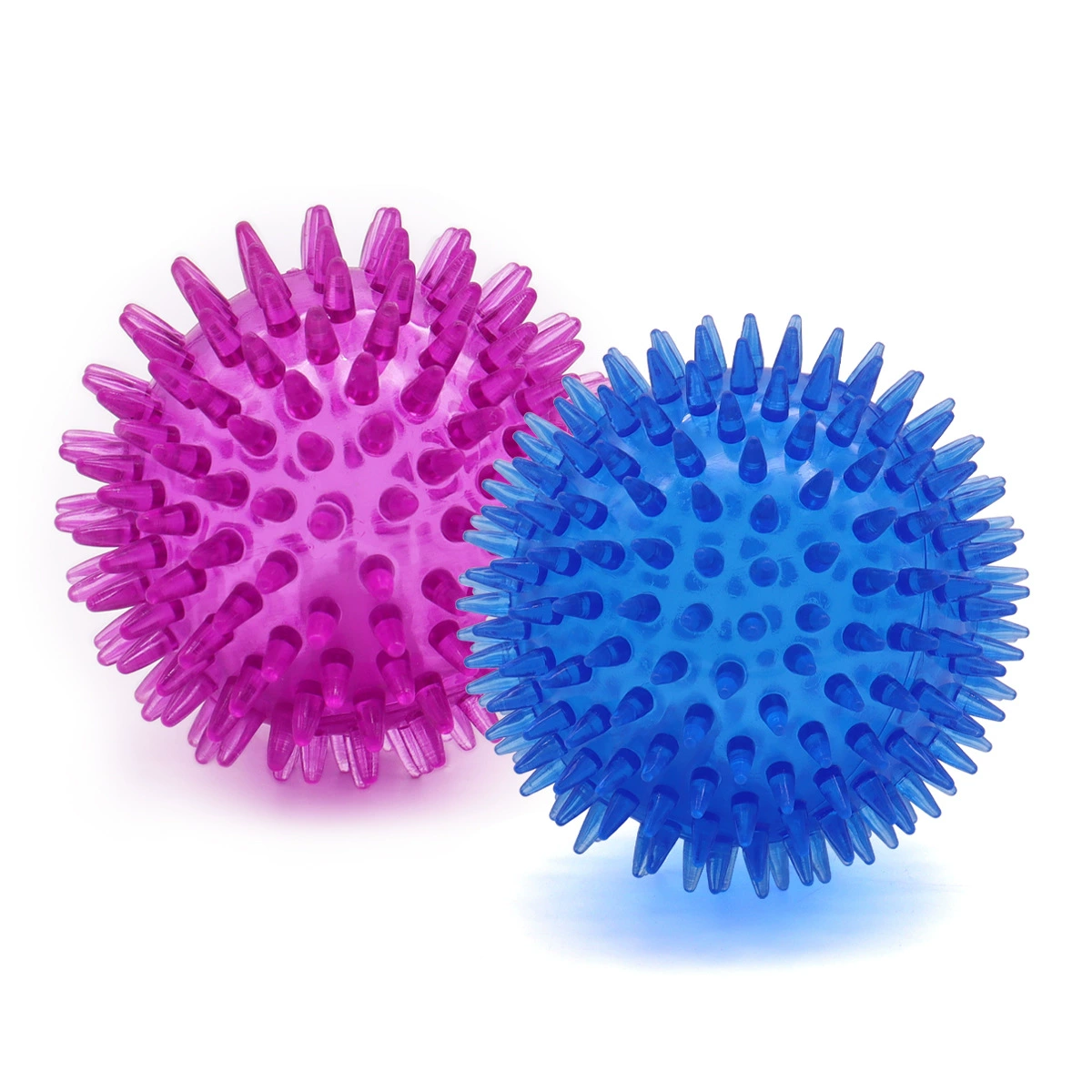 Собака звук игрушка мяч Укус устойчивостью игрушка любимчика резиновый Торн мяч щенок Прорезыватель сбрасывания душные игрушки собаки оптом