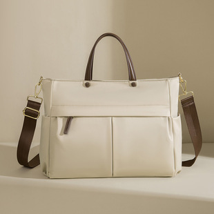 Laptop Bag for Women 2024 New Commuter Portable Briefcase Large Capacity Single Shoulder Crossbody Tote Bag