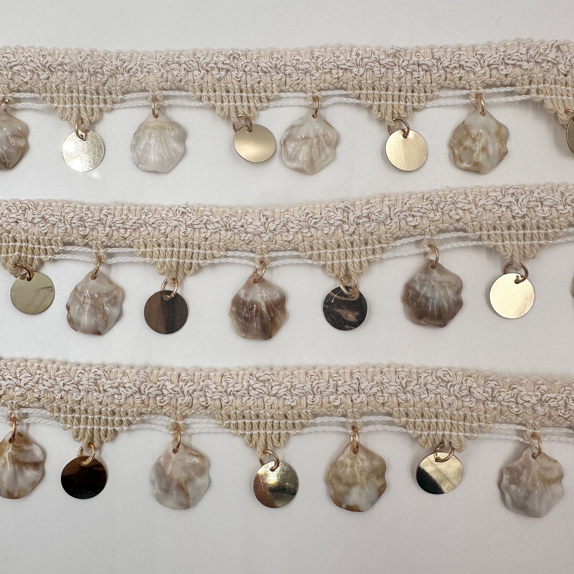 Ethnic wavy pendant handmade