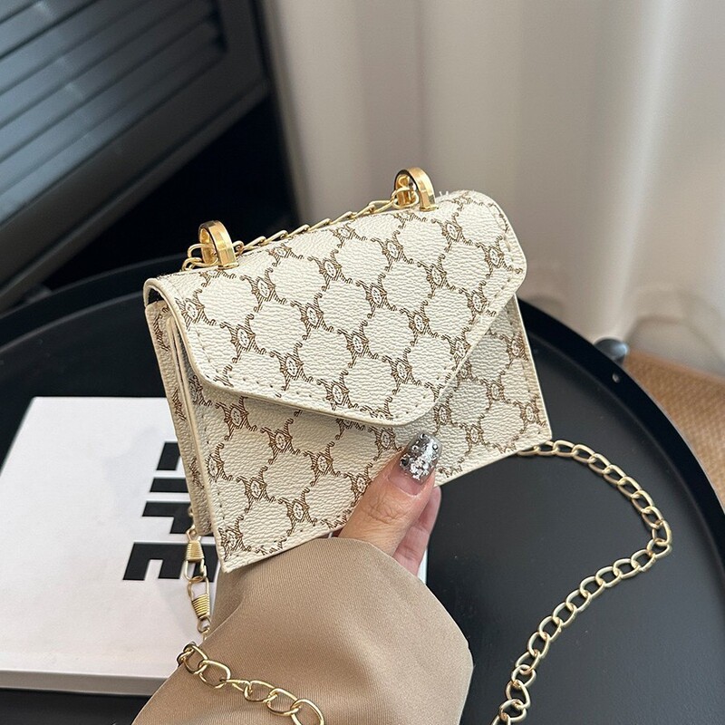 Popular Korean-Style Small Square Bags, Cross-Border Wholesale, Custom-Made by Manufacturers, Exquisite and Affordable Shoulder and Crossbody Bags for Women, Fashionable and Trendy