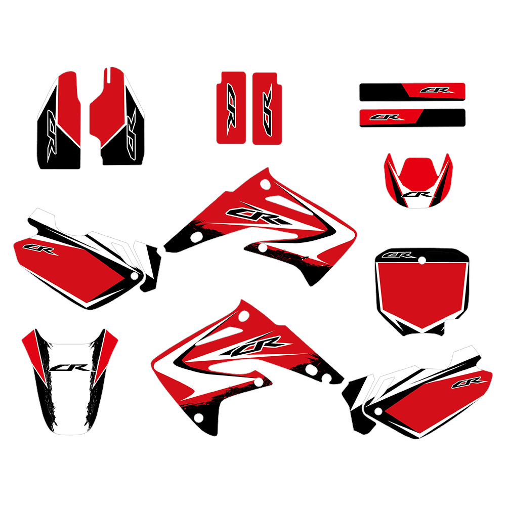 Aplicable a Honda CR85 CR85 2003 - 2012 pegatinas de motocicletas para vehículos todoterreno conjunto completo de decoración de pegatinas