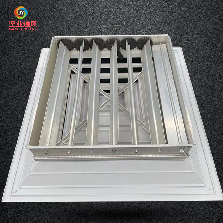 空调出风口铝合金散流器带人字闸铝合金散流器风量调节阀风口