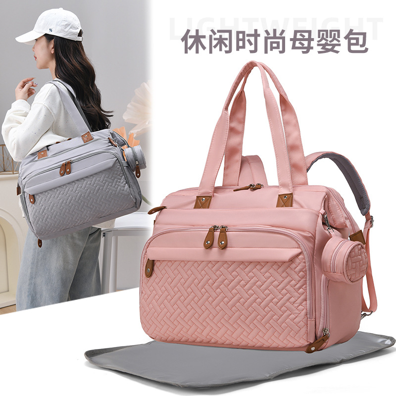 Bolso de mamá de gran capacidad Bao Ma lleva a su bebé a salir mochila casual para mujer mochila de todo fósforo bolso para madre y bebé bolso para madre de moda