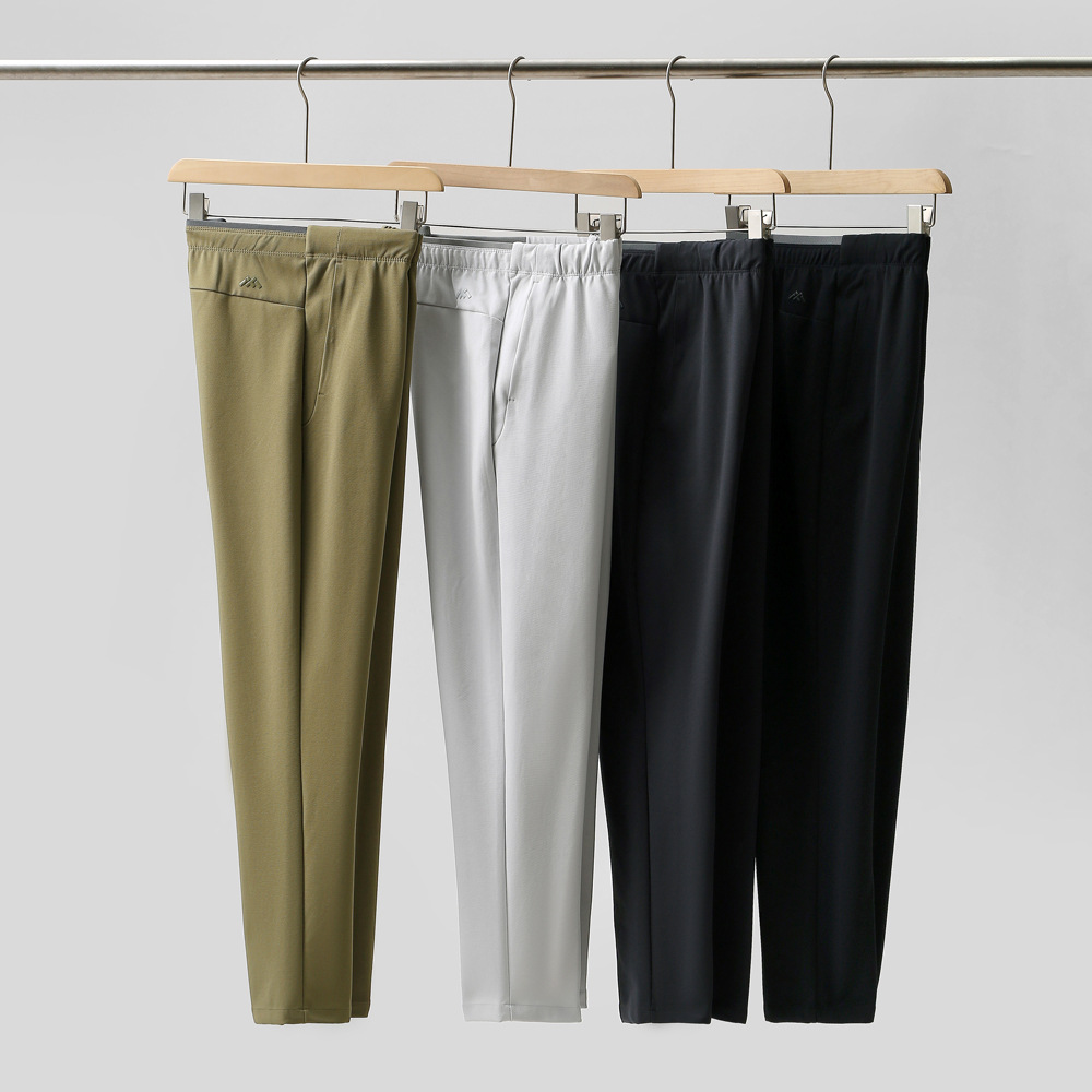 [Italian Light Luxury-Texture Sense] Spring and Autumn Men's Simple All-match Sports Straight Pants Casual Pants