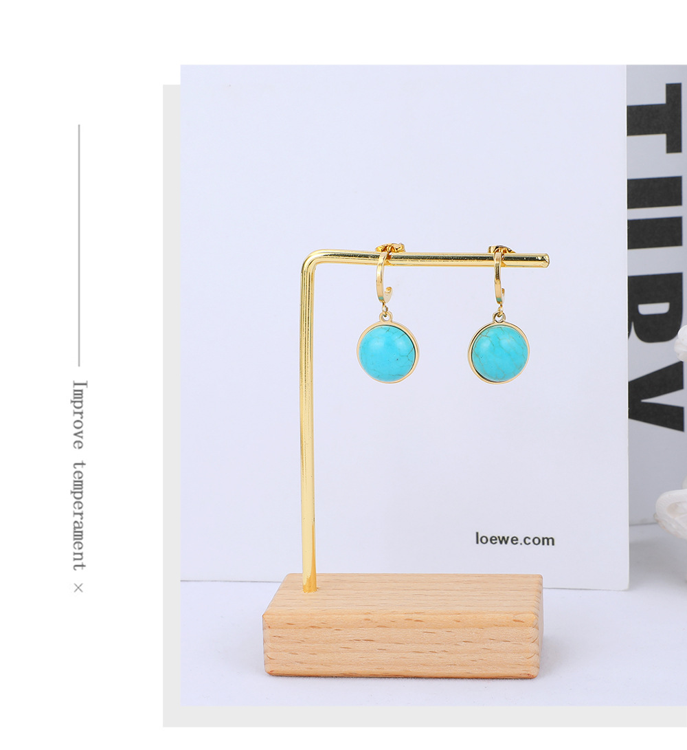 Geometric  Style 304 Stainless Steel No Inlaid Plating Earrings display picture 4