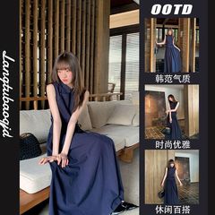 新しい中国風スタンドカラーベストスカートスーツ女性のための 2025 夏フランスの新しいハイエンド痩身 2 点セット