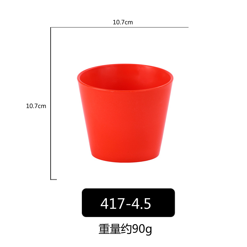 PP porcelana-como colorido oblicuo Tazón de fuente Cubo de lechuga Tazón verde vegetal cubo vegetal creativo restaurante comercial Ensalada de frutas Tazón