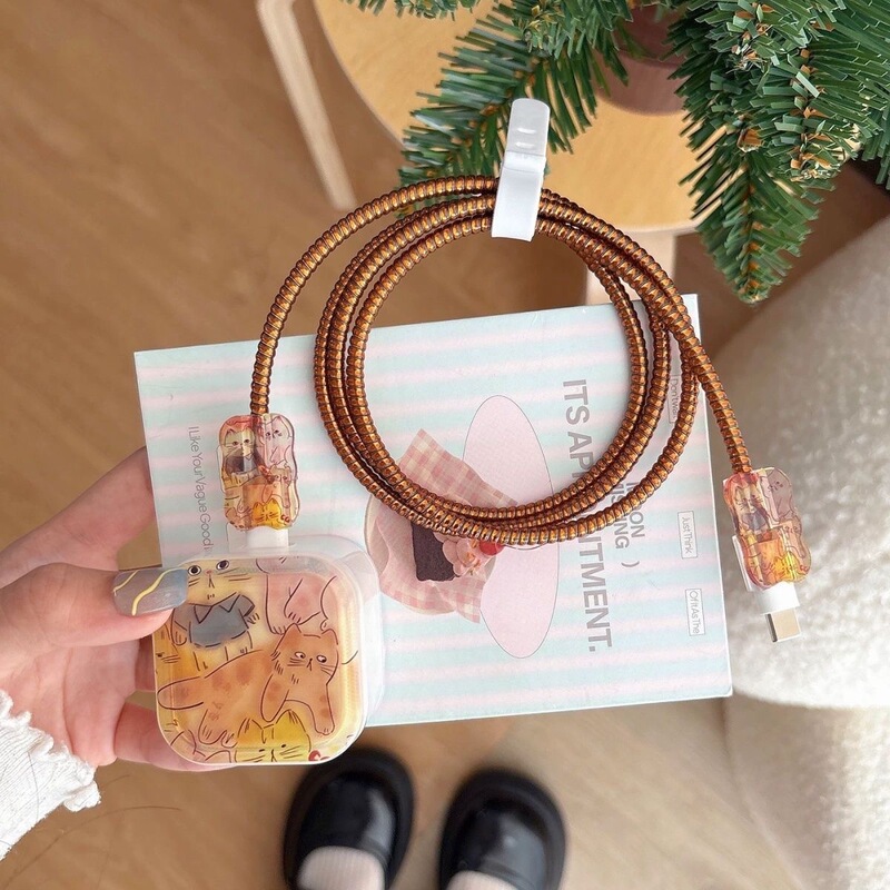 Suitable for Apple 17Pro/17Promax 40W Charger Protective Cover Iphone17 Data Cable Protection Rope