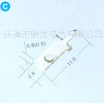 厂家直销DJ610-2.8-1，线路板插片