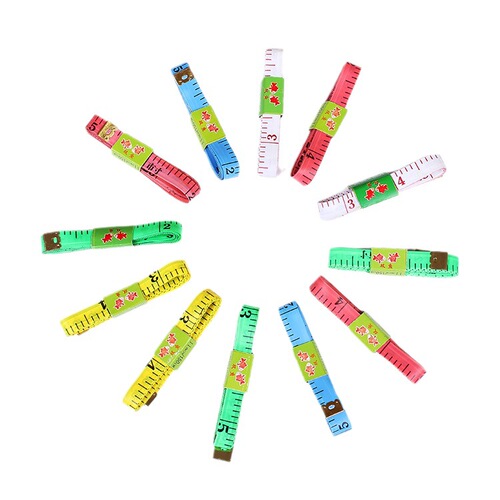 1.5m soft ruler wholesale multi-functional plastic mini sewing measurements waist and bust children's measuring tape