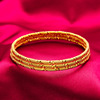 Golden Store Sansheng III Bracelet Vietnamese Sand Jinlisha Circle Fashion Fu Zi Accessories Women's Brace