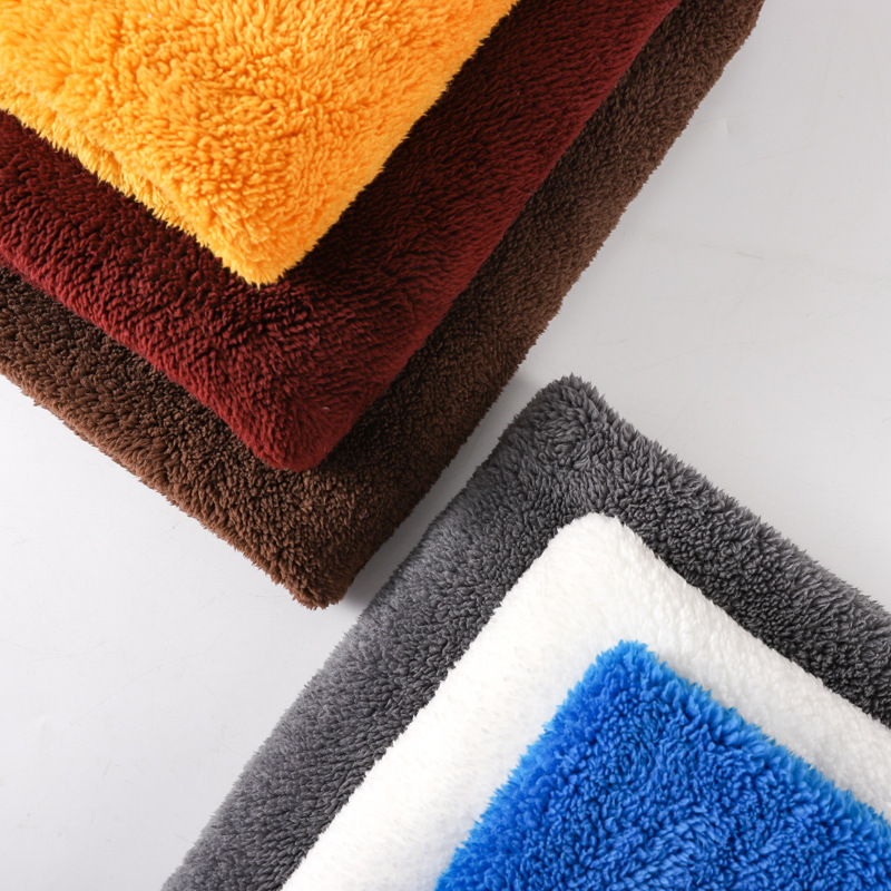 单双面舒棉绒 睡衣毛绒玩具家居服绒布 全涤染色舒棉绒