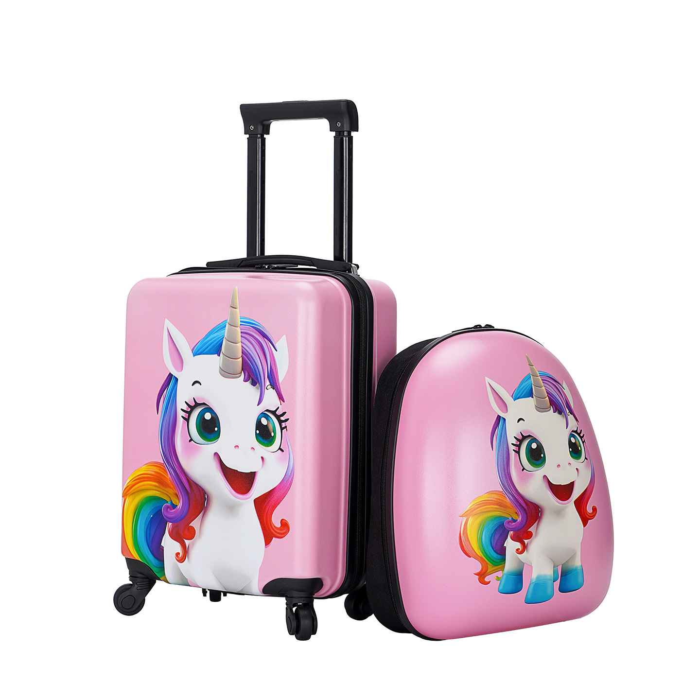 18-pulgadas equipaje caja de la carretilla de los niños al por mayor regalo caso de dibujos animados maleta universal rueda de embarque caso mochila