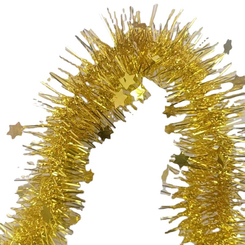 Comercio exterior transfronterizo decoración de Navidad pequeña de cinco estrellas dragón cinta madder Festival Fiesta decoración barra de color fabricante