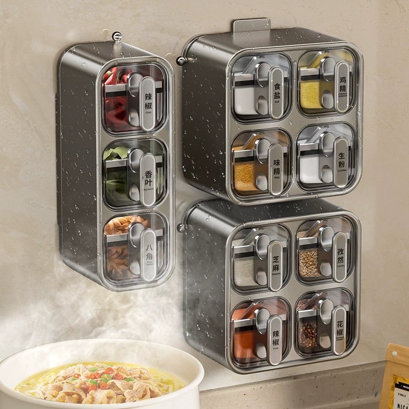 Коробка для приправ Комбинированный набор для приправ Коробка для кухни для домашнего обихода