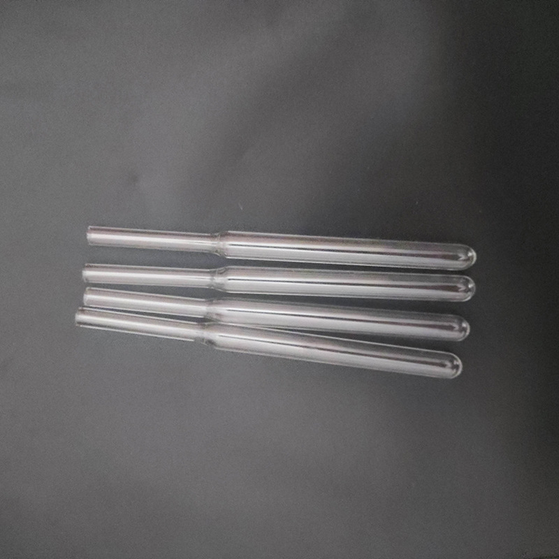 现货销售 高硼硅玻璃小试管上直径4mm下8mm 加厚玻封管 生化实验