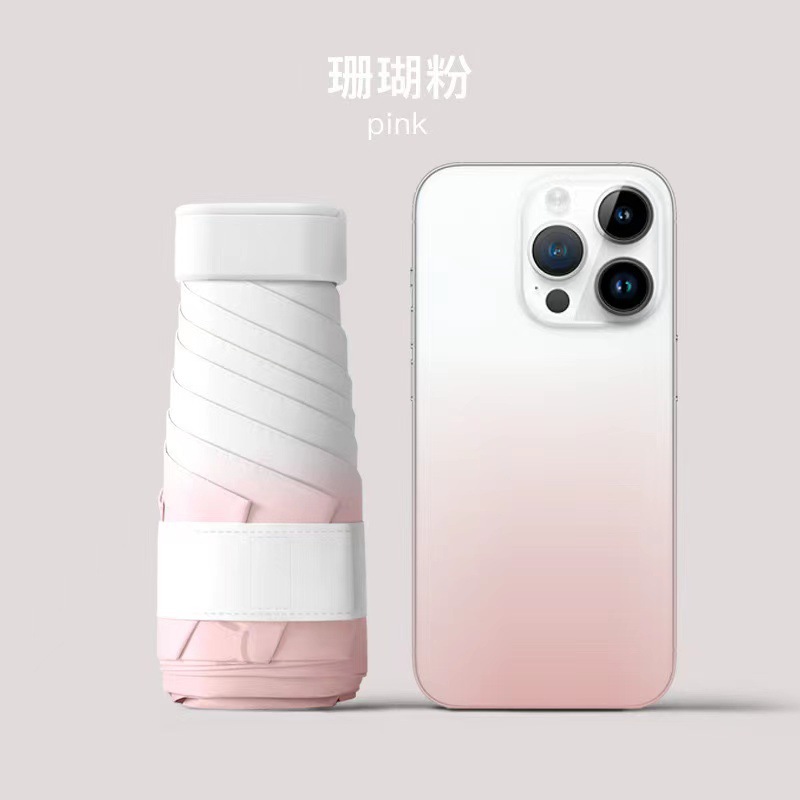 Seis veces rosa degradado