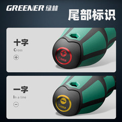 Green Forest Master Cross-Head Industrial Grade Strong Magnetic Screwdriver Set with Extra Hard Tap