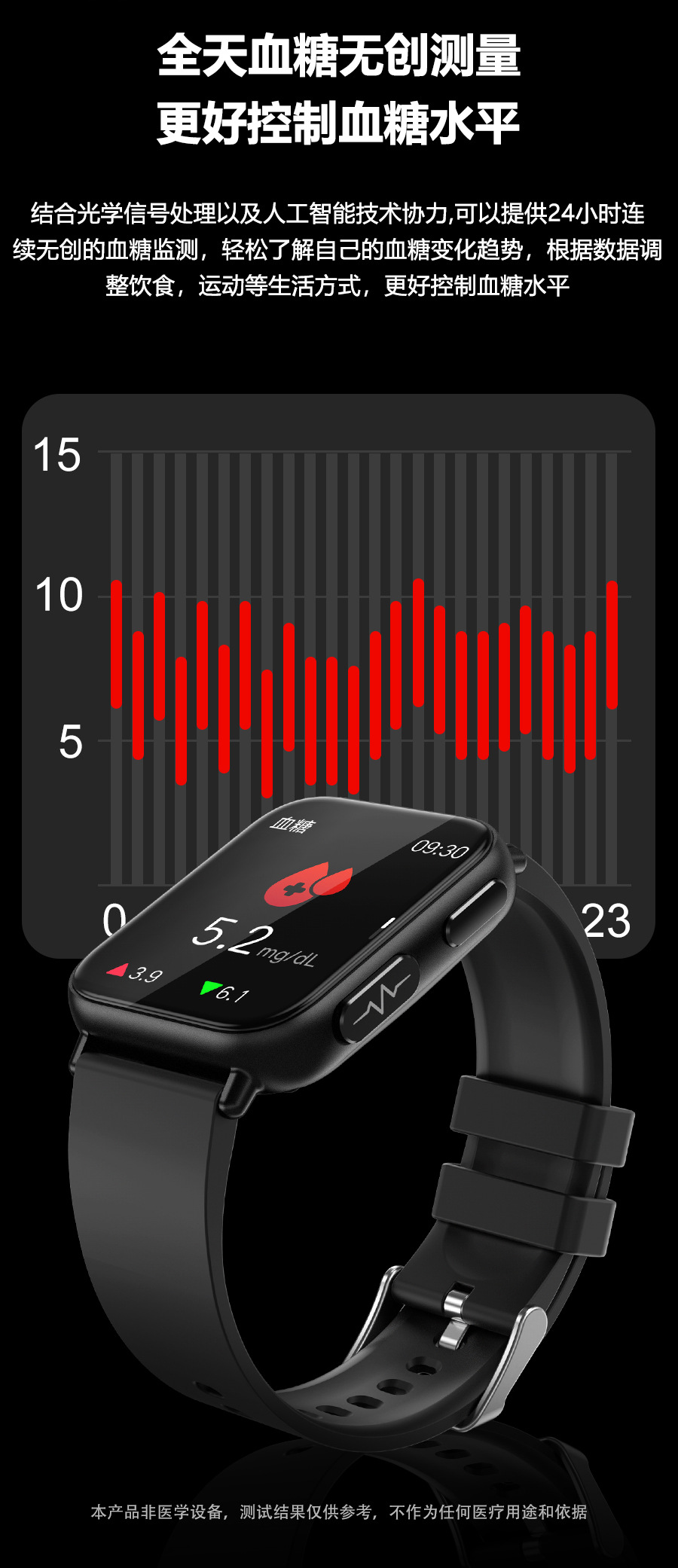 The new cross-border TK10 smartwatch, ECG, heart rate, blood pressure, blood oxygen, body temperature, fitness and health wristband, and incoming call reminder undefined