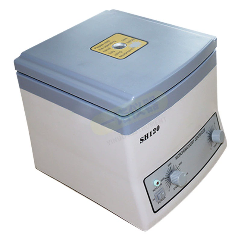 Производитель Yinuo имеет в наличии настольную электрическую центрифугу для биохимических исследований животных, модель SH120, с капиллярными трубками.