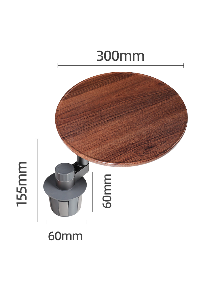Suitable for Wenjie Car-Mounted Youshang Suspended Solid Wood Small Table Multi-Functional Tea Making Office Car Interior Accessories