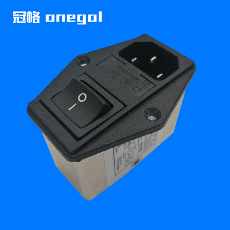 三合一单双保险滤波器CW2C -3A-T(F2)双极保险滤波器大型游戏机用