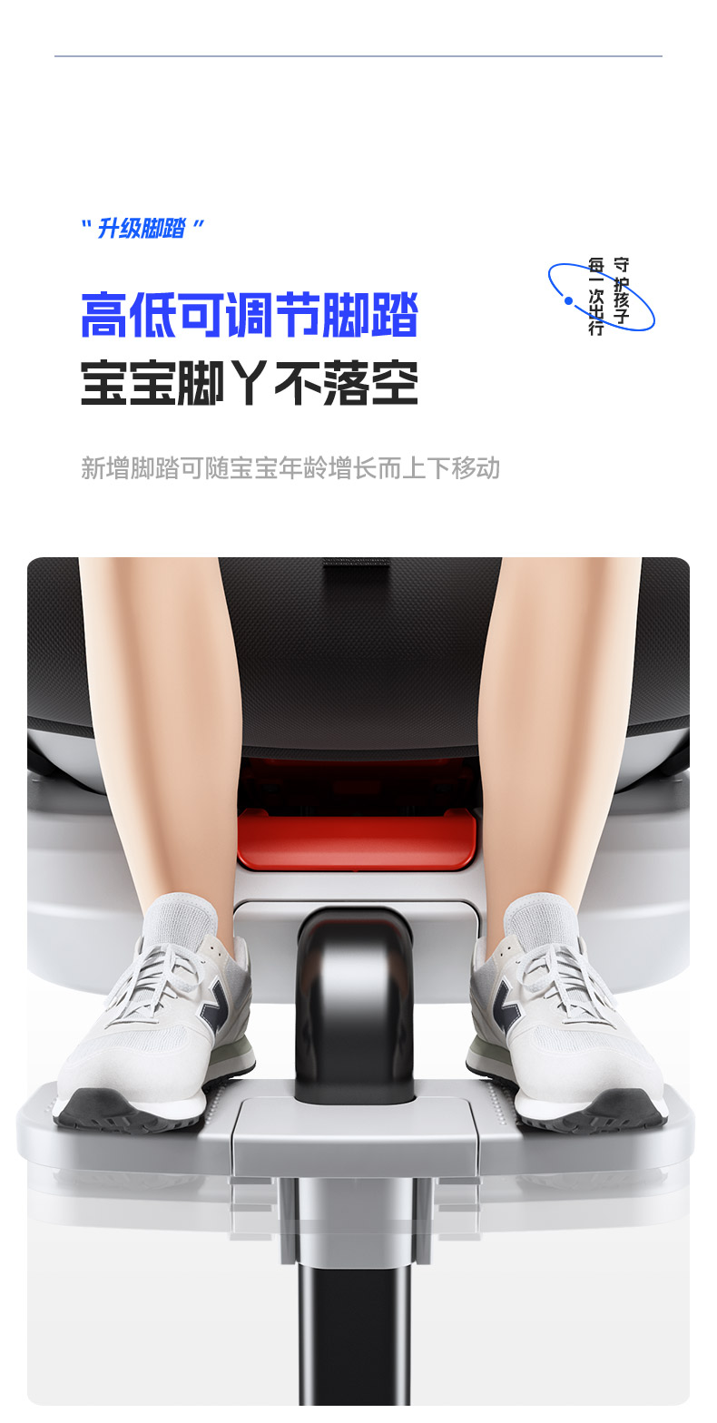 Child Seat for Car--Year-Old Rotating Anti-Flip Support Leg Awning