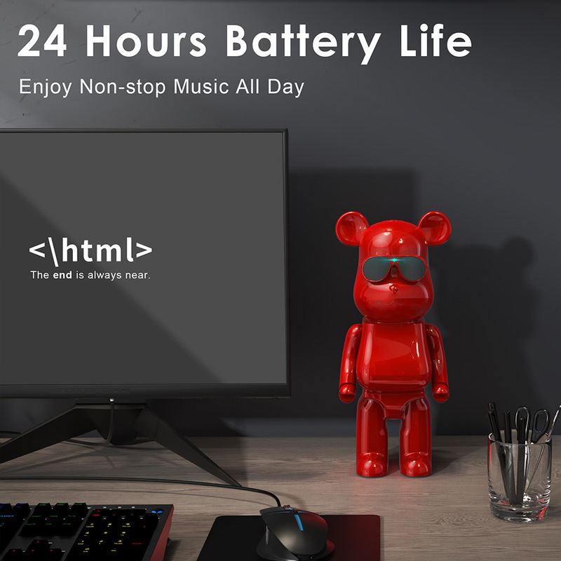 暴力的な熊bluetoothオーディオカードとパソコンショップのリビングルームにサブスピーカーの彼氏の誕生日プレゼントを飾る|undefined