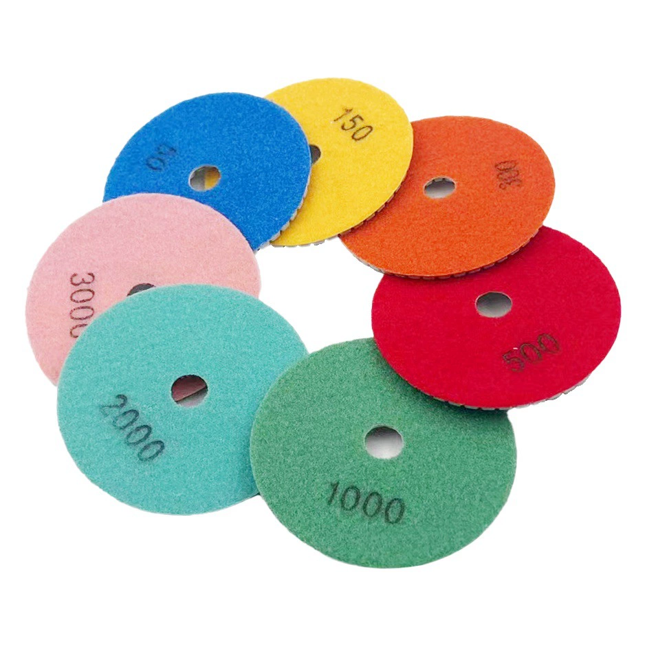 4-дюймовая Алмазная водяная шлифовальная деталь, полировка кварцевого камня, Мраморная мягкая шлифовальная деталь, ремонтная деталь, полировка из нефрита