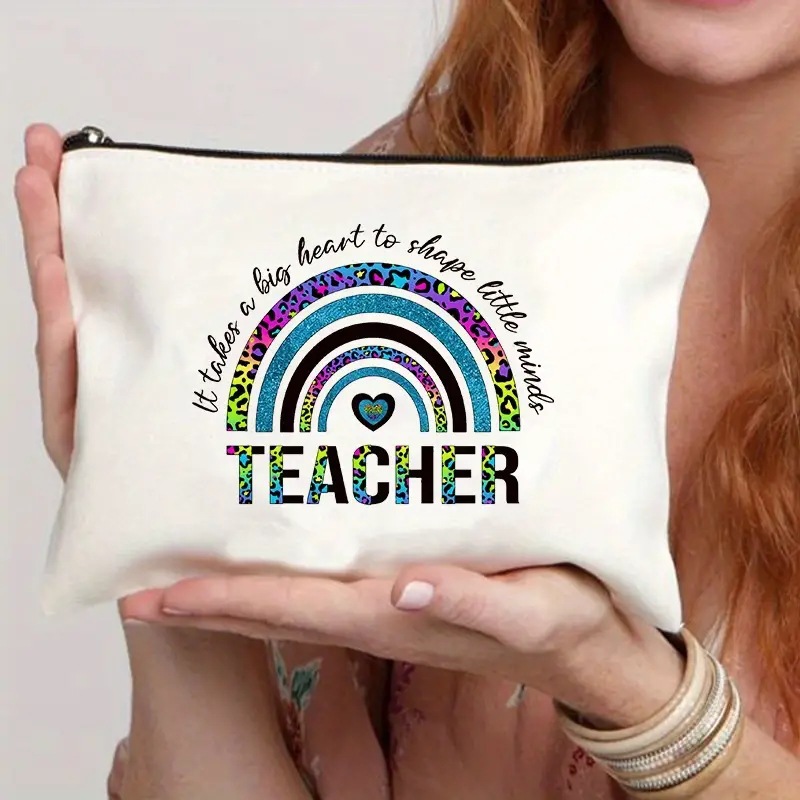 Día del maestro transfronterizo estudiantes maestros maquillaje de pintura al óleo día del maestro maestros maquillaje de pintura al óleo Amazon venta caliente bolsa