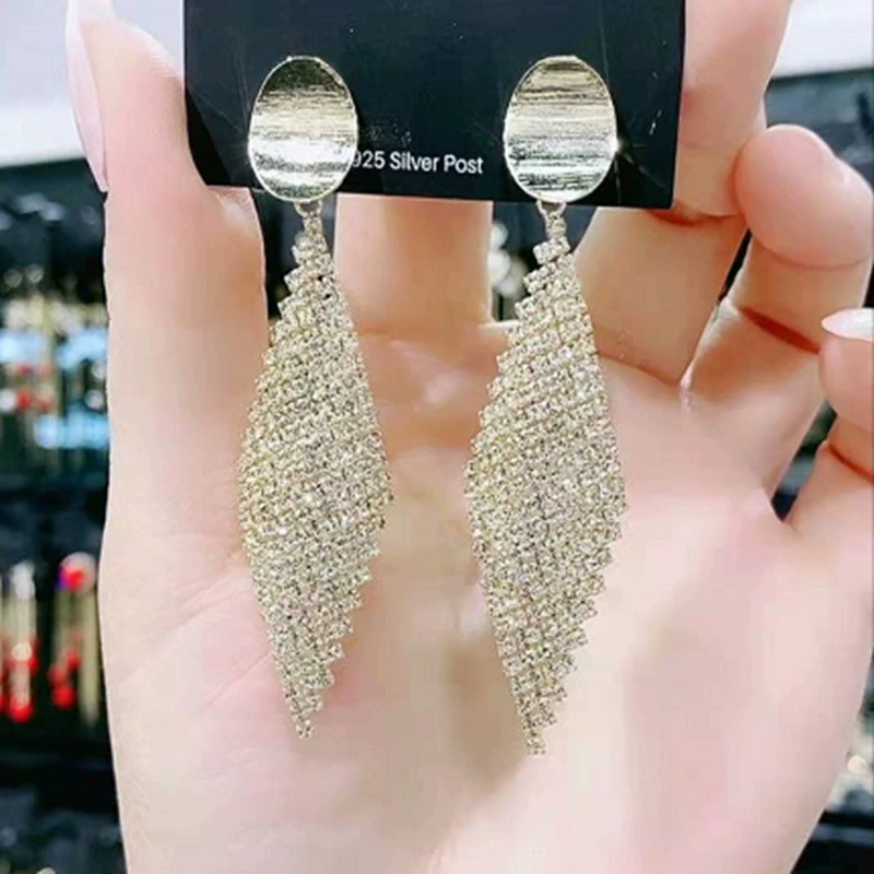 Стильные серьги, образец 925 серебра, европейский стиль