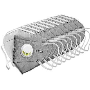 New National Standard Kn95 Dust-Proof and Anti-Smog Industrial Mask Breathing Valve Independent Packaging Gray Genuine Mask Wholesale