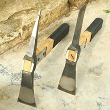 十字镐斧户外登山镐多功能小洋镐户外锄头军镐头挖笋树根农用工具