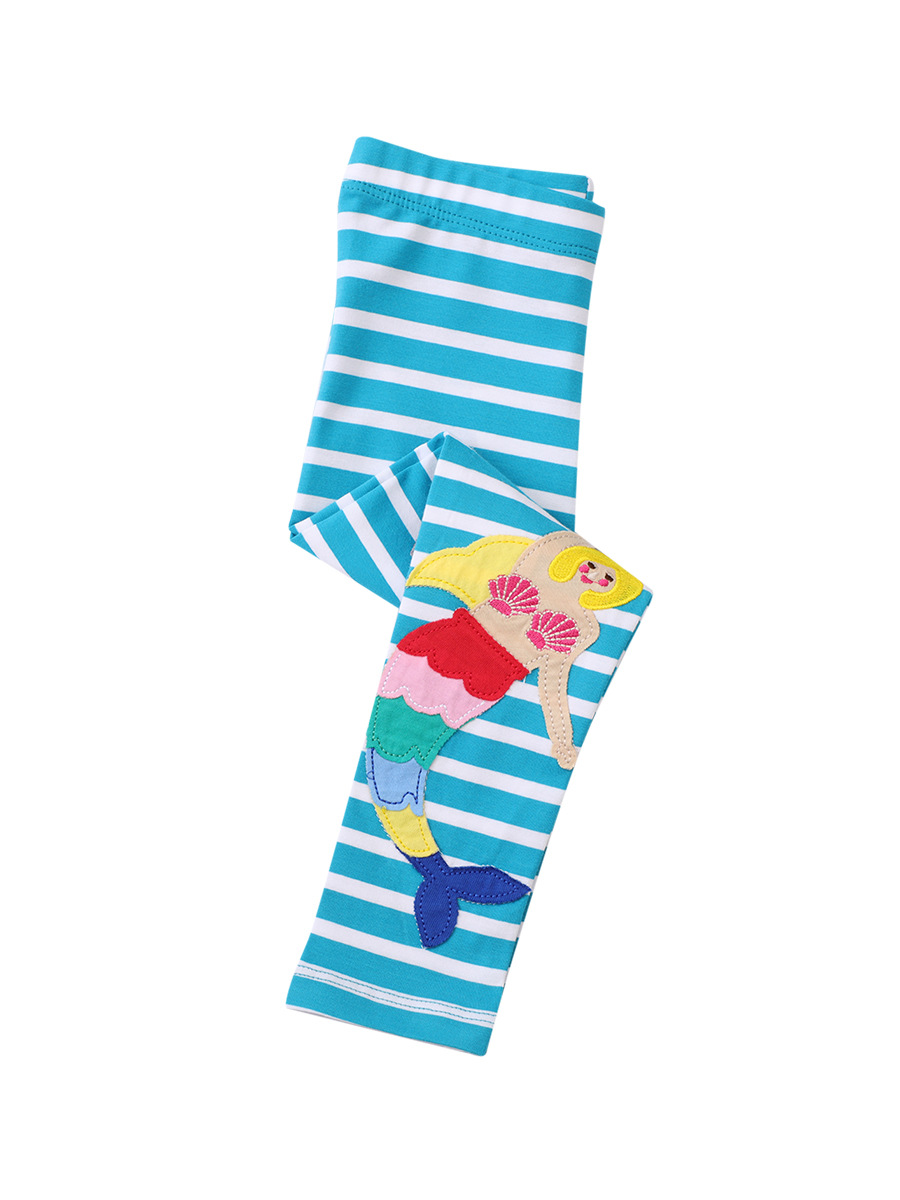 Leggings para Niñas, Estilo Primavera-Otoño 2026, Pantalones Elásticos Ajustados, Estilo Europeo y Americano, Leggings Bordados de Fábrica